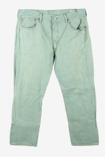 Levis 501 Vintage Jeans Straight Button Fly Mens 90s Green W36 L31