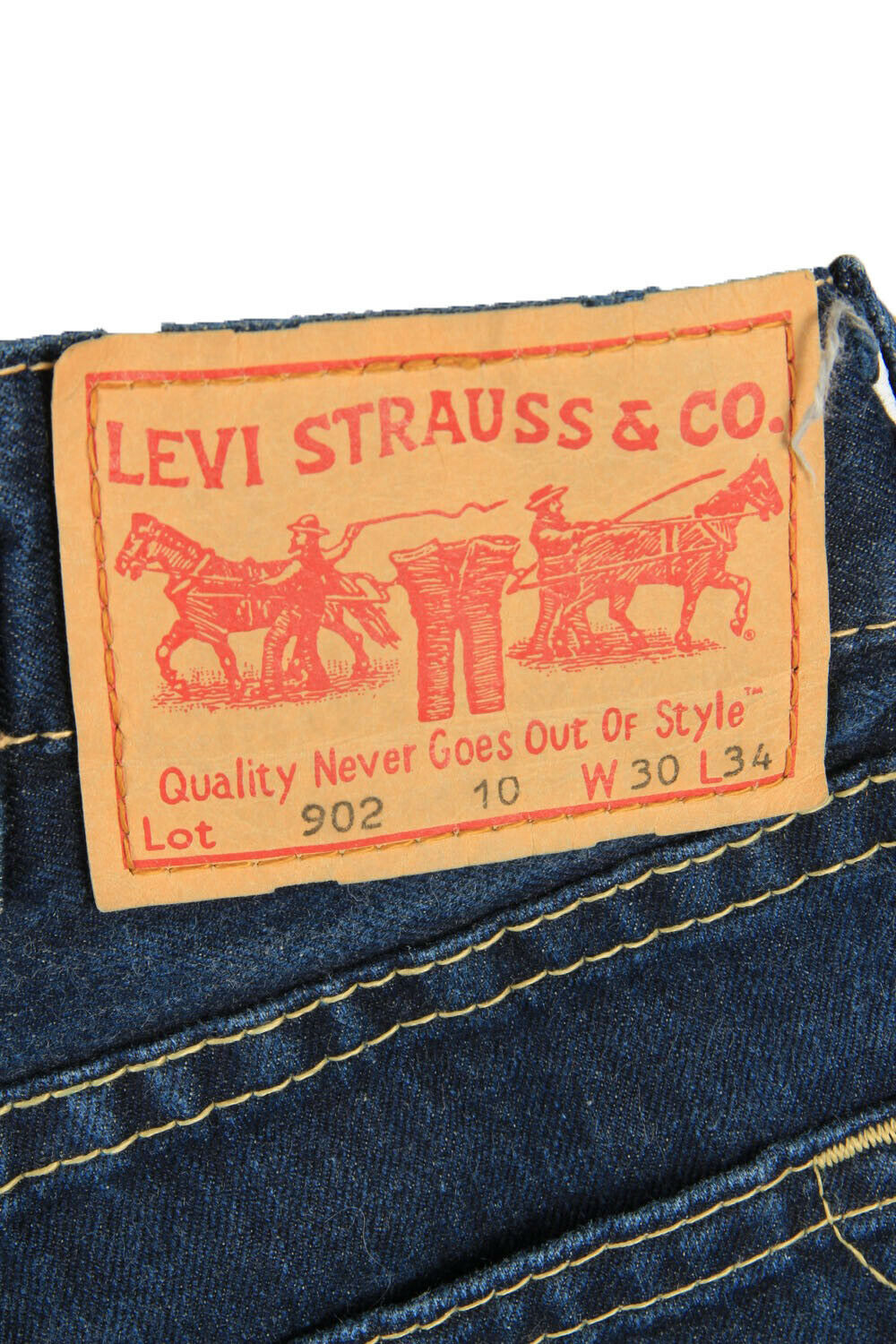 Levi's Lot 902 Vintage Jeans Straight Relaxed Button Up Men Blue W30 L26 –  Pepper Tree London