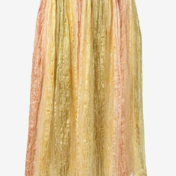 Vintage Long Skirt Striped Lined Retro 90s Multicoloured Size UK 10/12