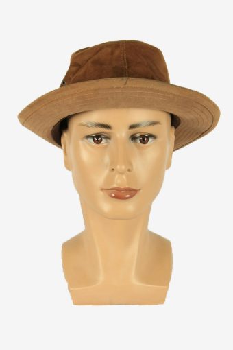 Western Cowboy Hat Vintage Bush Hat Classic Retro 70s Brown Size L