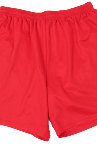 Adidas Mens Short Elasticated Waist Summer Beach Gym Vintage Size L Red