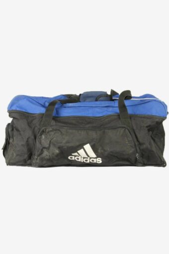 Adidas Vintage Duffle Gym Bag Travel Sport Holdall 90s Blue Black