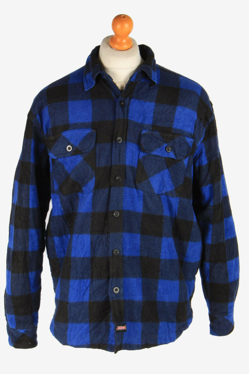 blue lumberjack jacket
