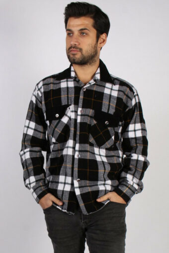 Flannel Lumberjack Shirt 90s Retro Men Multi Size L