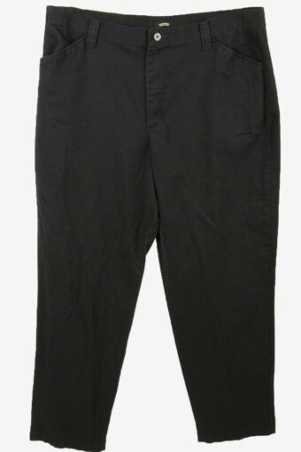 Riders Casual Vintage Chino Trousers Women’s 90s Black Size UK 16