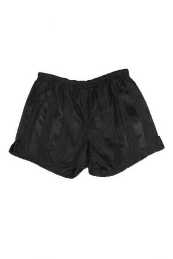 Running Shorts Sport Training Black Vintage Size XL