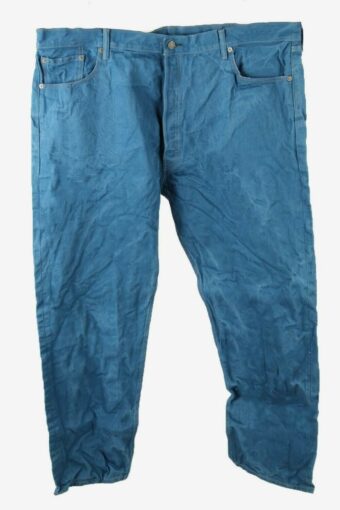 Vintage Levis 501 Jeans Straight Button Fly Mens 90s Blue W44 L32