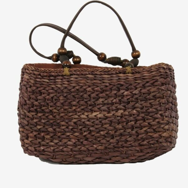 Women Summer Handbags Tote Bag Straw Weaving Bag Rattan 90s Brown