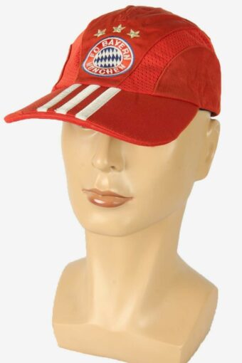 Adidas FC Bayern Munich Snapback Cap Vintage Hat Football 90s Red
