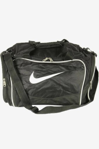 Nike Vintage Duffle Gym Bag Travel Sport Holdall Retro 90s Black