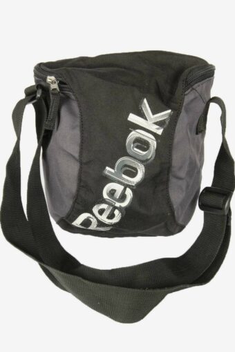 Reebok Vintage Crossbody Mini Bag Messenger Adjustable Retro 90s Black
