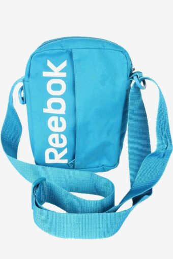 Reebok Vintage Crossbody Mini Bag Messenger Adjustable Retro 90s Blue
