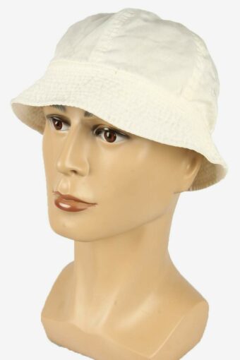 Adidas Bucket Hat Vintage Trefoil Summer Unisex Retro 90s White 58cm