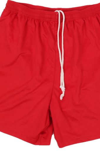 Adidas Mens Sports Short 3 Stripes Climalite Summer Beach Vintage L Red
