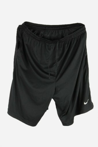Nike Men Basketball Shorts Vintage Training Running Gym Shorts Black XL