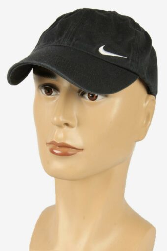 Nike Snapback Hat Cap Vintage Adjustable Unisex 90s Black One Size