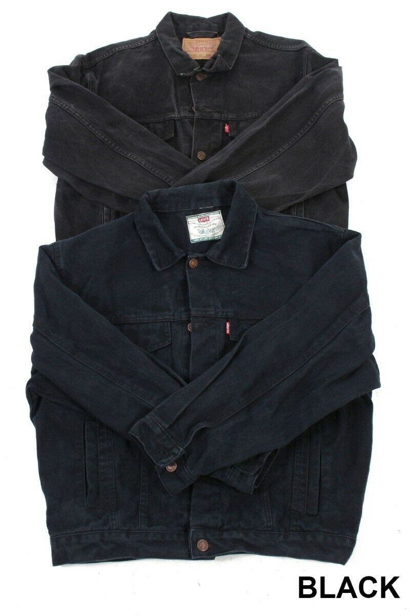 Levis Mens Denim Jacket Classic Button 