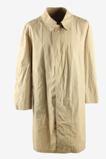 Vintage Trench Coat London Fog Lined Long Rain Coat 90s Beige Size XL