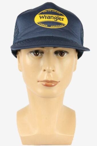 Wrangler Vintage Cap Hat Adjustable Mesh Snapback Sport Retro 90s Navy