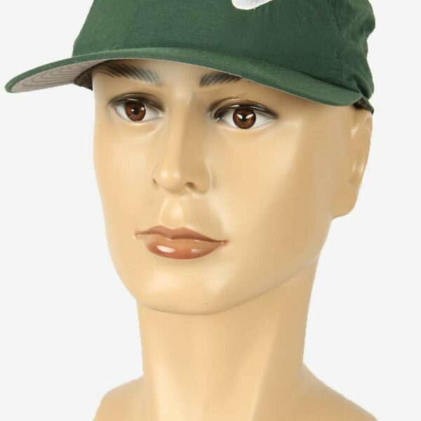 Nike Snapback Cap Vintage Adjustable Hat Sport Casual Retro 90s Green