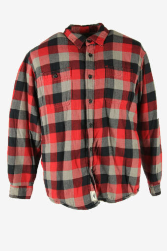 Wrangler Vintage Lumberjack Jacktet Flannel Pockets Retro Multi Size L