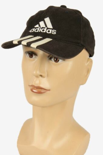 Adidas Snapback Hat Cap Vintage Adjustable Unisex 90s Black One Size