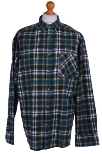 Flannel Men Cosy Shirt Lumberjack Check 90s Multi Size XL