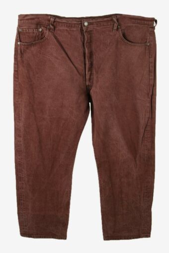 Levis 501 Vintage Jeans Straight Button Fly Mens 90s Copper W44 L30