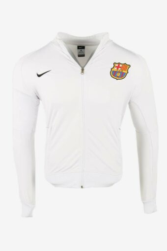 Nike FC Barcelona Track Top Jacket Vintage Full Zip 90s White S