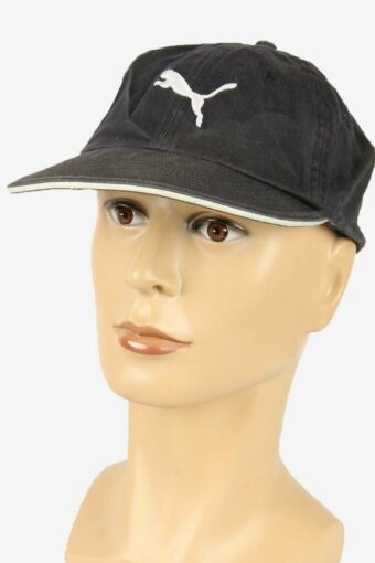 Puma Snapback Hat Cap Vintage Adjustable Unisex 90s Black One Size