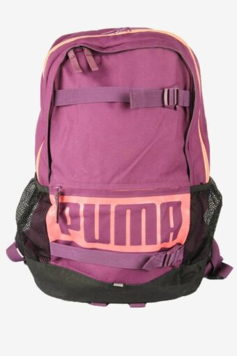 Puma Vintage Backpack Bag School Travel Sport Retro 90s Purple