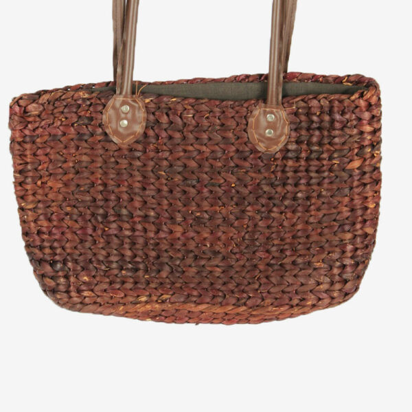 Women Summer Handbags Tote Bag Straw Weaving Bag Rattan 90s Brown