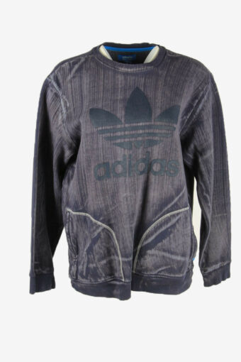 Adidas Tie Dye Vintage Sweatshirt Designer Crew Neck Retro Multi Size L
