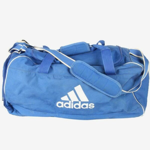 Adidas Vintage Duffle Gym Bag Travel Sport Holdall Retro 90s Blue