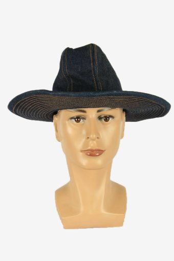 Levi Strauss & Co Cowboy Hat Vintage Classic Retro Navy Size 61 cm