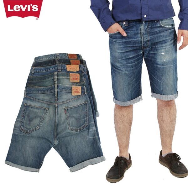 Levi Strauss Denim Shorts Mens Cut Off Grade B