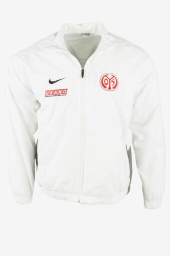 Nike FSV Mainz 05 Track Top Jacket Vintage Full Zip 90s White Size S