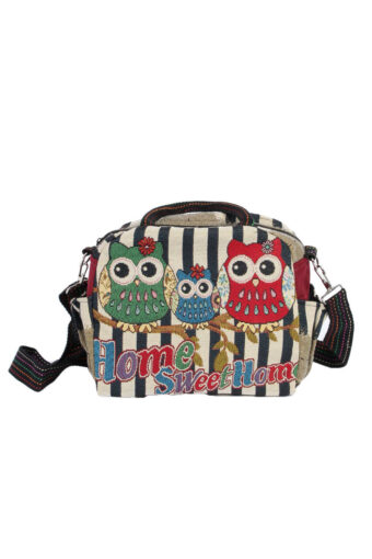 OWL CROSS BODY BAG LADIES GIRLS BAG HIPPY SHOULDER BAG GIG- Multi