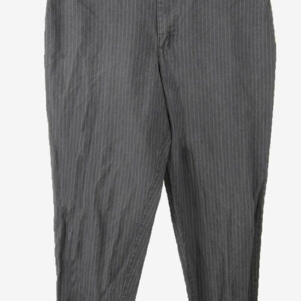 Riders Casual Vintage Trouser Striped Casual 90s Grey Size UK 12