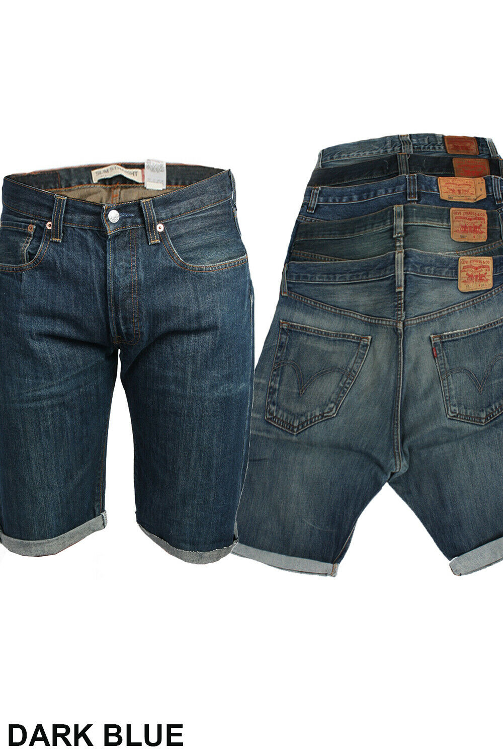 Levi Strauss Denim Shorts Mens Cut Off 