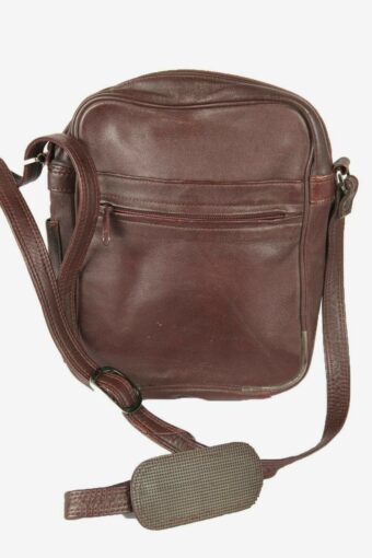 Vintage Crossbody Mini Bag Messenger Faux Leather 90s Brown