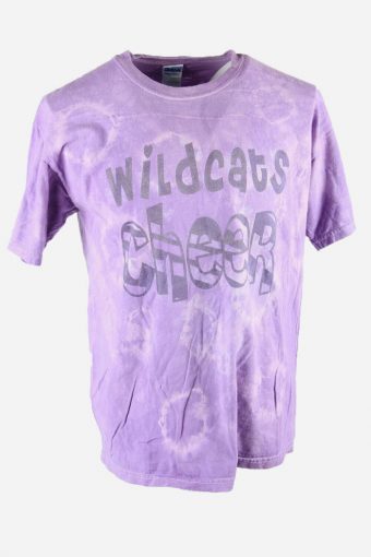 Tie Dye T-Shirt Top Tee Music Festival Retro Vintage  Men Purple Size L