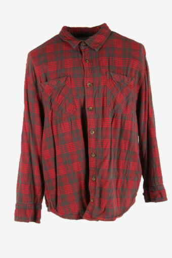 Vintage Lumberjack Jacket Lined Flannel Button Up 90s Red Size XXL