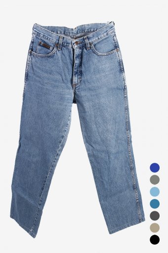 Wrangler Ohio Jeans Regular Fit Straight Zip Fly 90s Retro