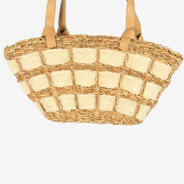 Women Summer Handbags Tote Bag Straw Weaving Bag Rattan 90s Beige