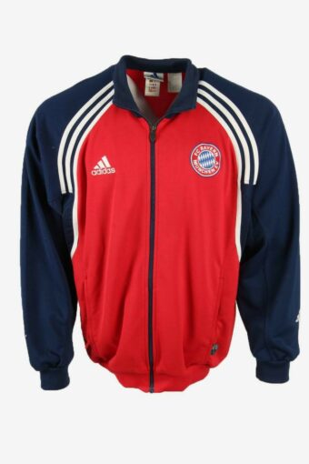 Adidas FC Bayern Munich Track Top Jacket Full Zip 90s Navy Size 42/44
