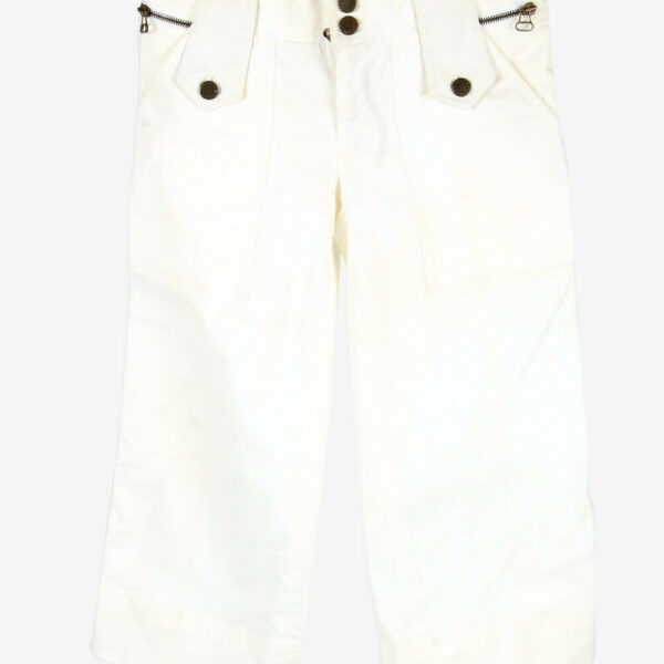 Dolce&Gabbana Women’s Cropped Jeans White Capri Trousers Size 38