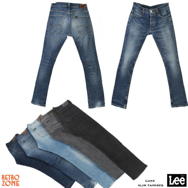 Lee Luke Slim Fit Tapered Stretch Denim Jeans