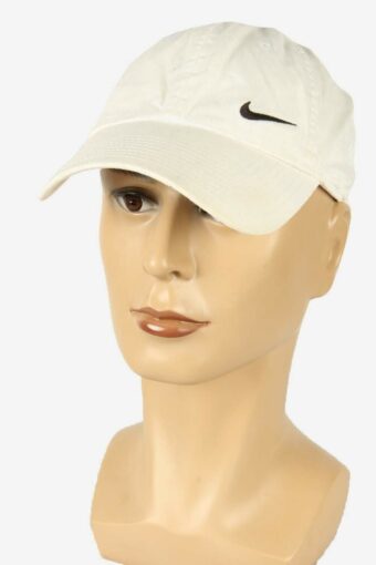 Nike Snapback Cap Vintage Adjustable Hat Sport Casual Retro 90s White