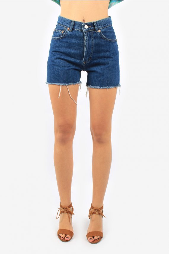 Levis 501 Womens High Waisted Hotpants Denim Shorts Grade A Pepper Tree London